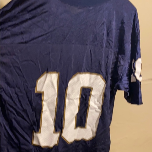 Norte Dame Navy blue #10 jersey - Picture 6 of 6